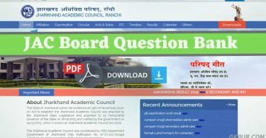 JAC Board Question Bank