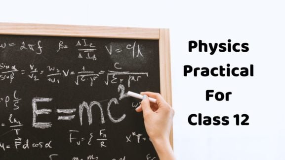 Physics Practical File For Class 12 PDF Download