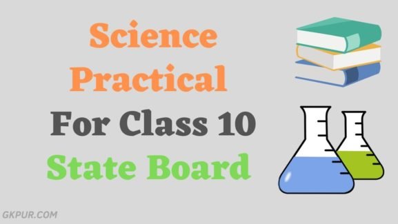 Class 10 Science Practical PDF in Hindi