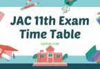 JAC 11th Exam Date 2023